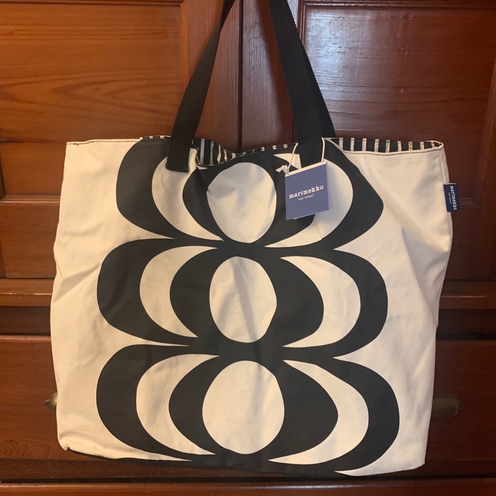 WOW! RARE MARIMEKKO x TARGET OVERSIZED CANVAS TOTE  KAIVO PRINT